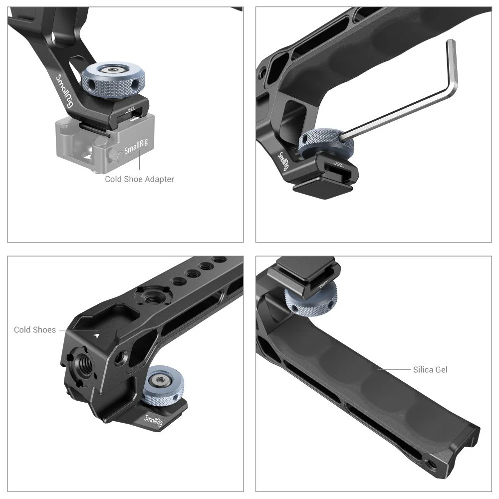 SmallRig Top Handle with Cold Shoe (Lite) 3764 - Image 4