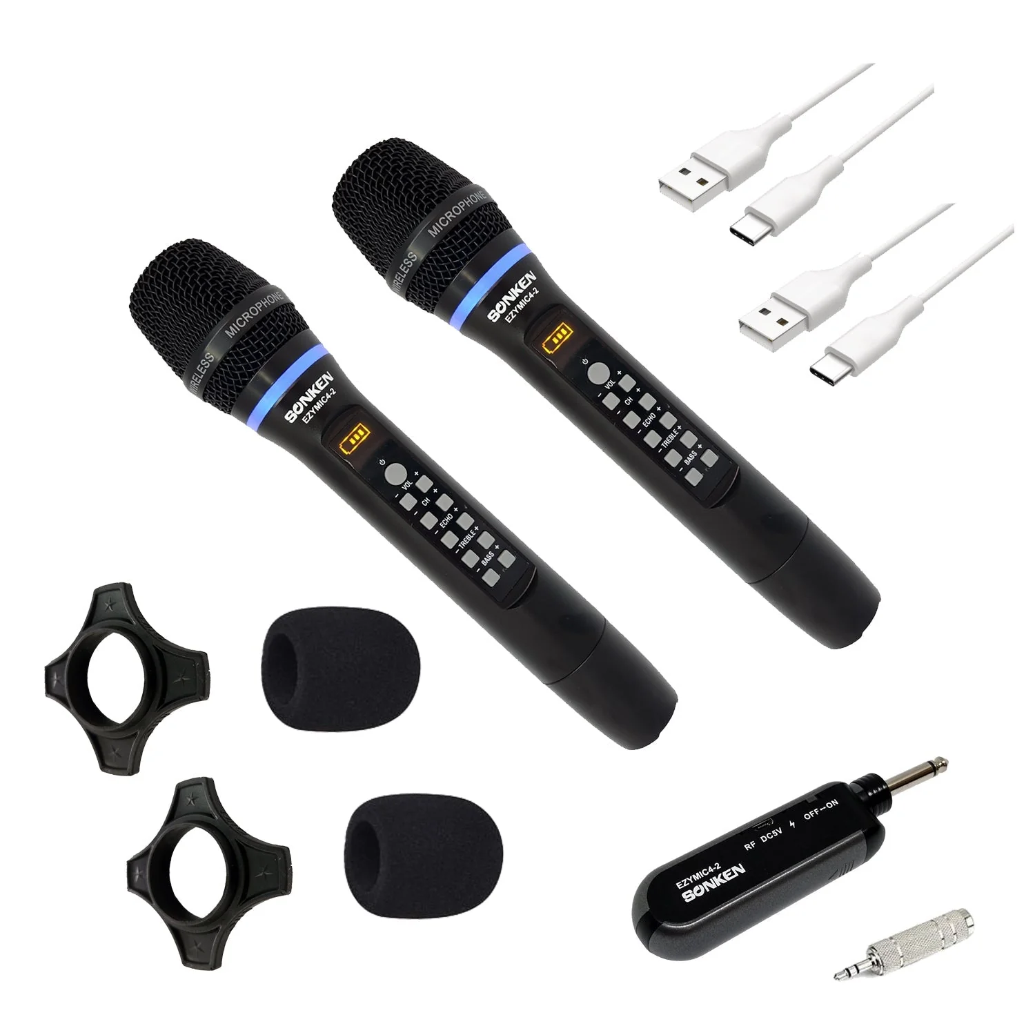 Sonken EZY MIC Series 4.2 Pro Wireless Microphones (2 Pack)