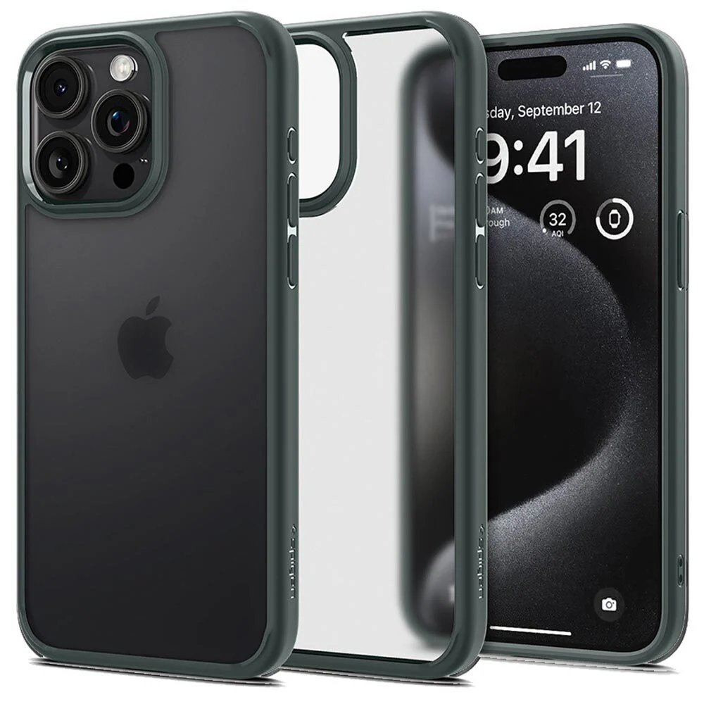 Spigen Apple iPhone 15 Pro Max Ultra Hybrid Case - Frost Green