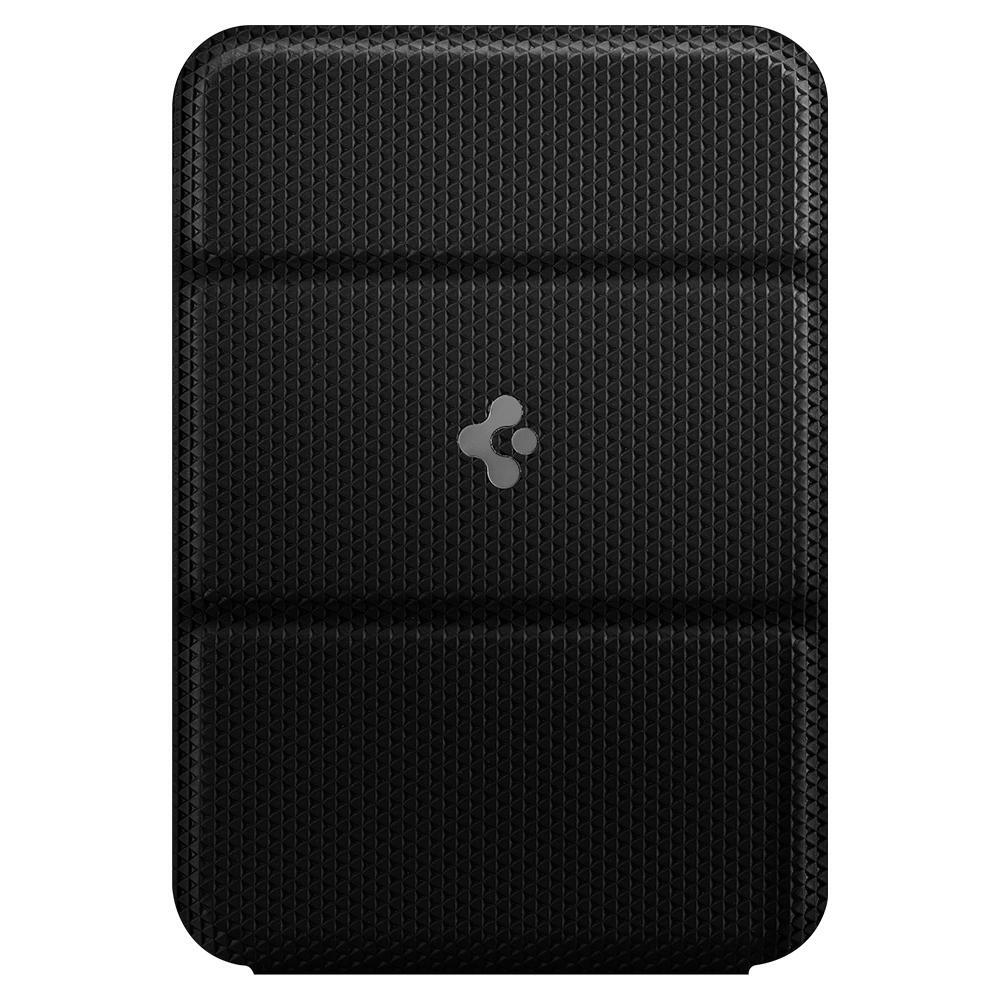 Spigen Apple MagSafe Accessories MagSafe Card Holder Smart Fold Wallet (MagFit) Card Holder - Black - Image 5