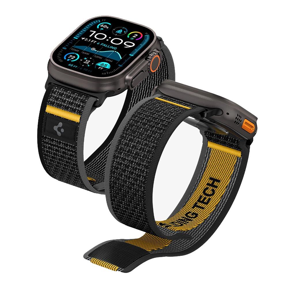 Spigen Apple Watch 42-49mm Athlex Air Wristband (Active Black)