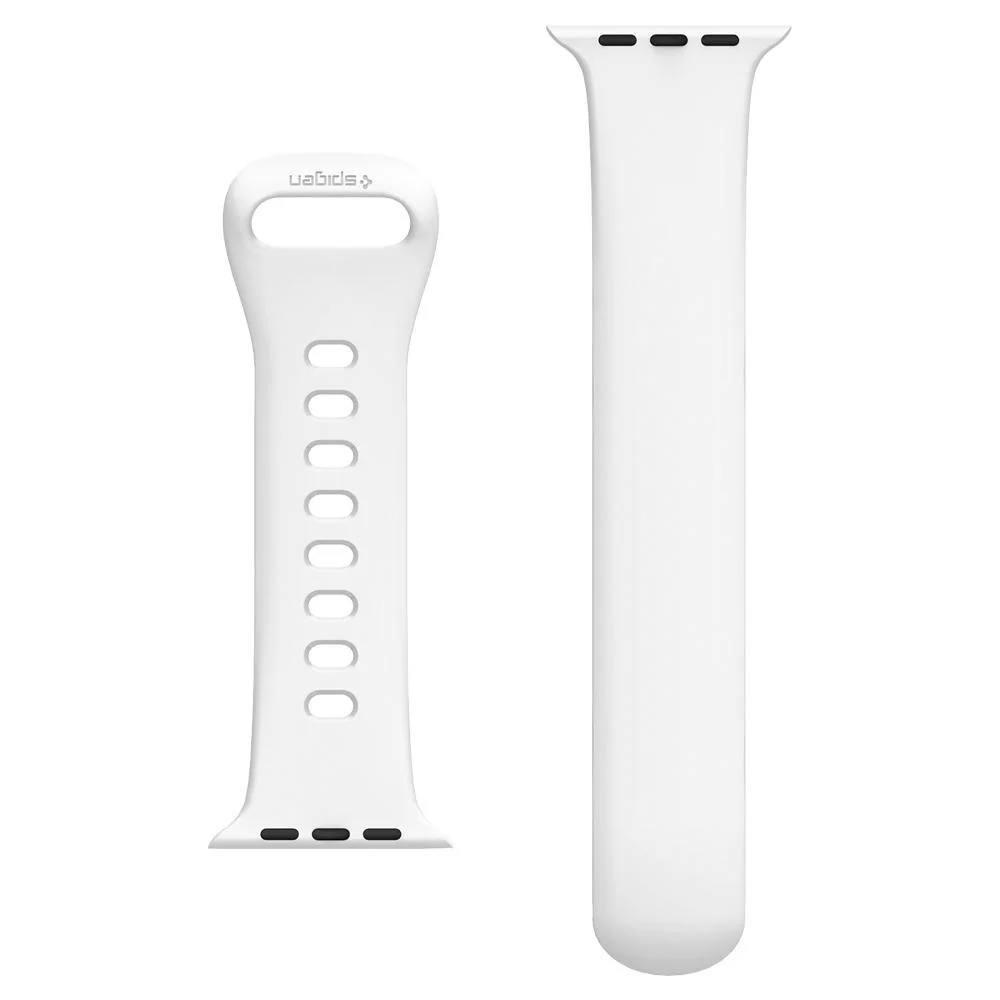 Spigen Apple Watch 42-49mm Silicone Fit Wristband (White) - Image 5