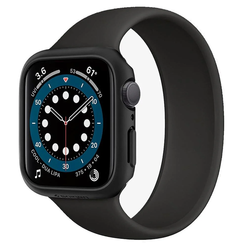 Spigen Apple Watch 44mm Thin Fit Case (Black) - Image 2