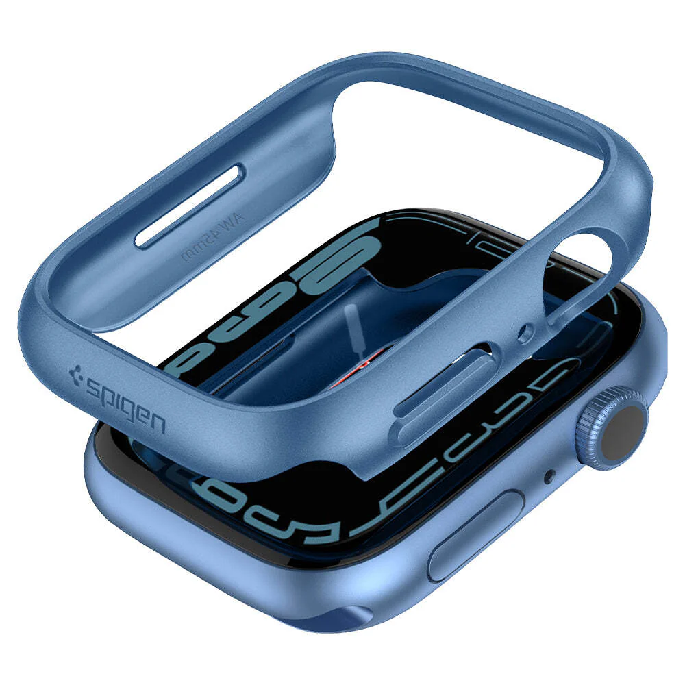Spigen Apple Watch 45mm Thin Fit Case (Blue)