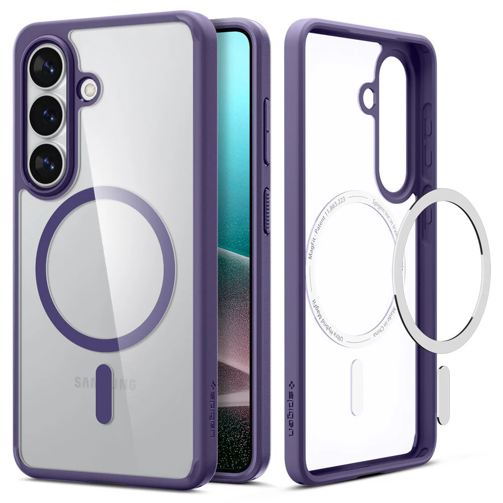 Spigen Galaxy S26 Ultra Hybrid (MagFit) Case (Deep Purple) - Image 6