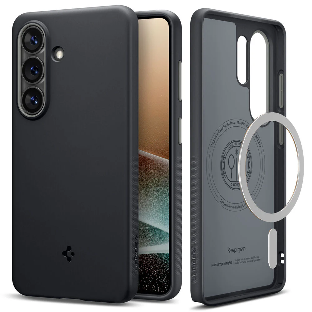 Spigen Galaxy S26 Ultra Nano Pop (MagFit) Case (Black Sesame) - Image 2