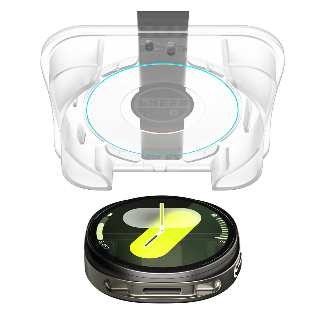 Spigen Galaxy Watch 8 40mm GLAS.tR EZ Fit Glass Screen Protector 2PCS (Clear) - Image 5