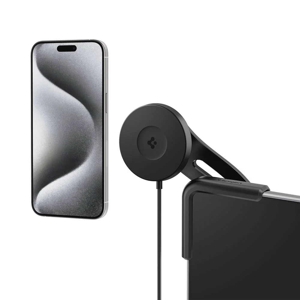 SPIGEN Tesla ITLST90W Tap Lock Pro Magnetic Screen Mount (Black) - Image 2
