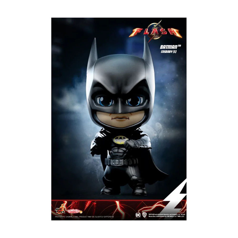 The Flash Batman Classic Suit Retro Cosbaby Hot Toys Action Figure Toy - Image 2