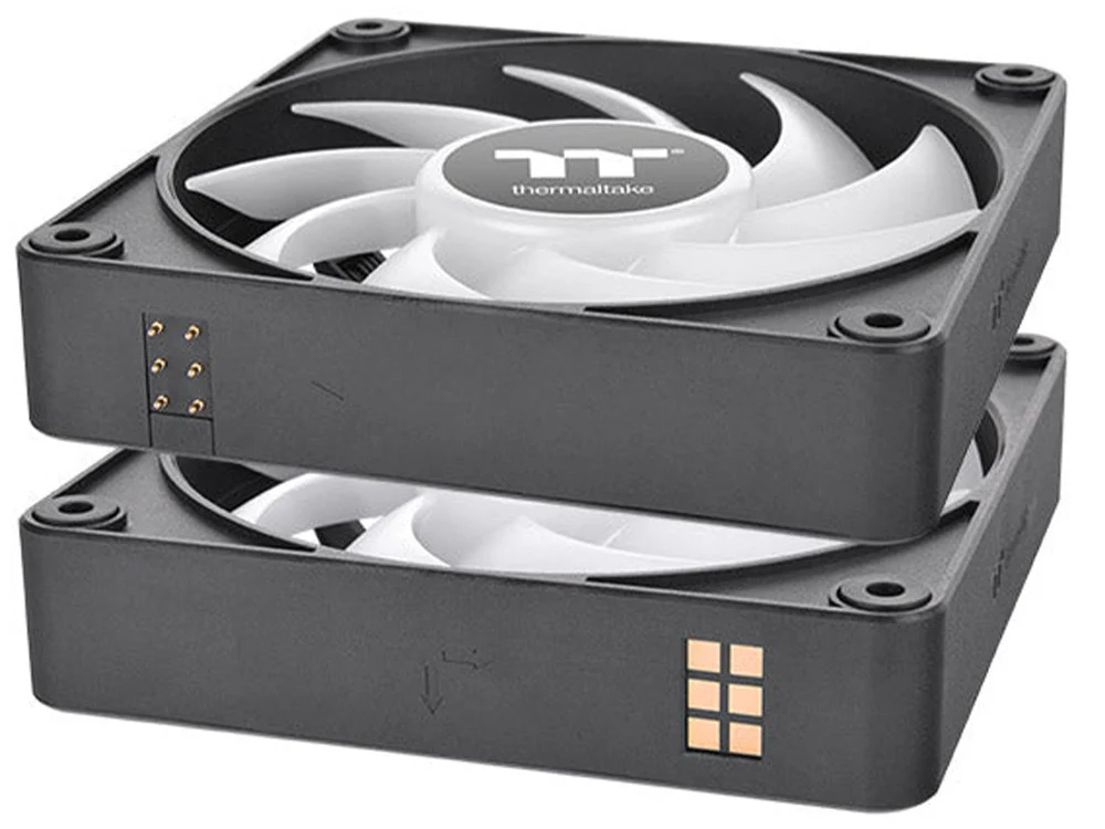 Thermaltake CT120 EX 120mm Standard Blades ARGB Black 4-Pin PWM Fan [3Pack] - Image 3
