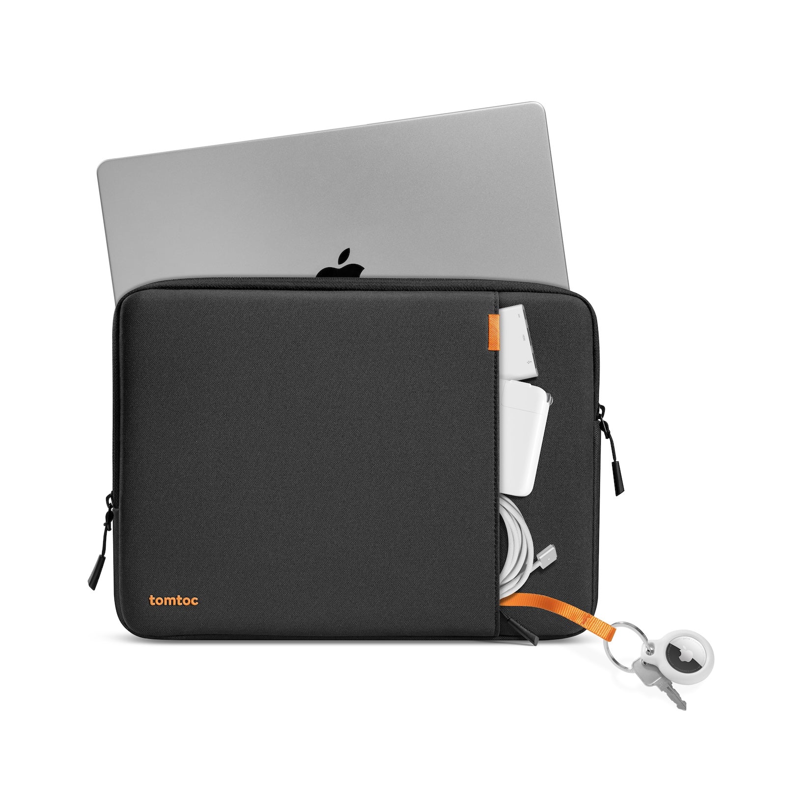 Tomtoc Defender 16" A13 Laptop Sleeve Case (Black) - Image 4