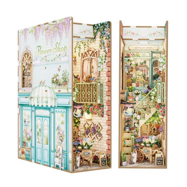 Tonecheer Flower Shop Book Nook Kit