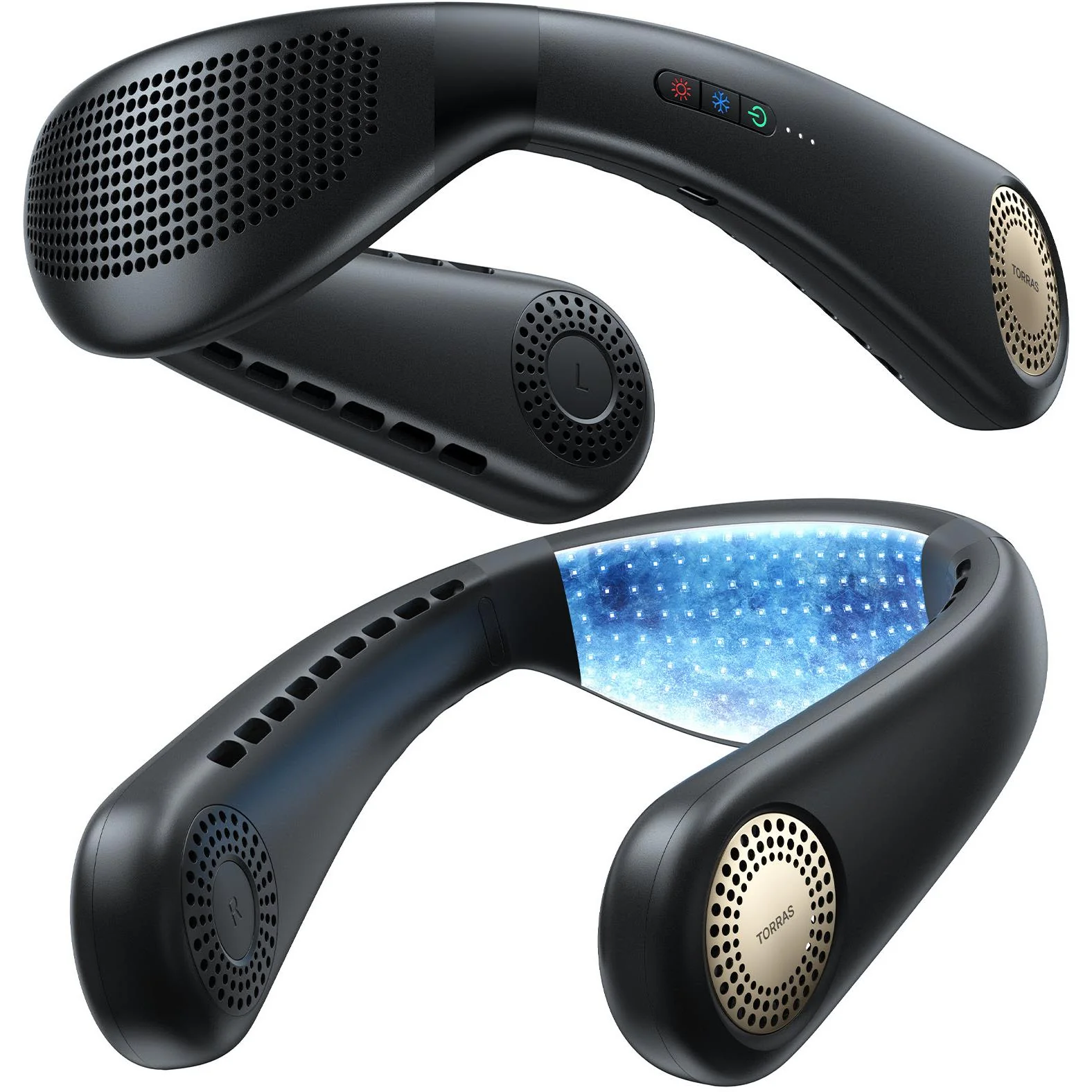 Torras COOLiFY Air Wearable Air Conditioner (Midnight Black)