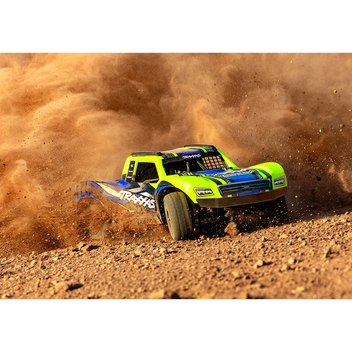 Traxxas Mini Slash 4X4 BL2S RC Short Course Truck Electric Brushless 4WD 1/16 Scale RTR - Orange - Image 3