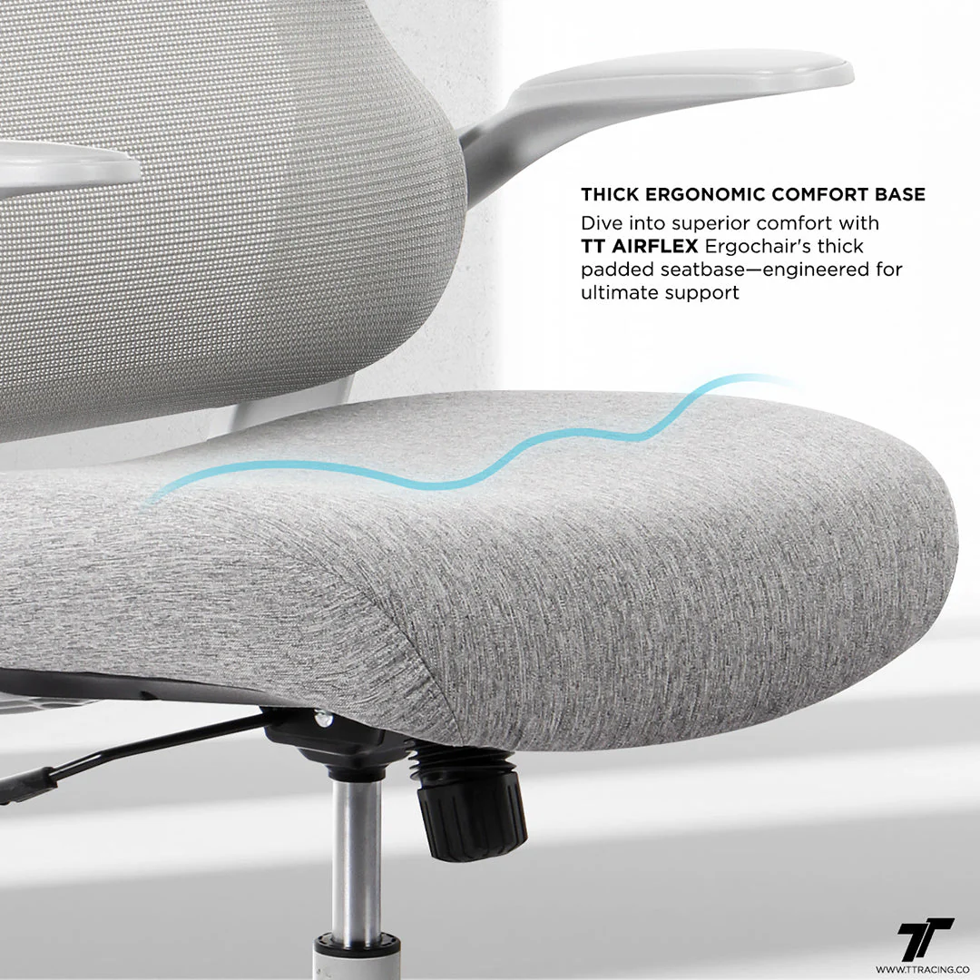 TT AIRFLEX Ergochair - Graphite Black - Image 4