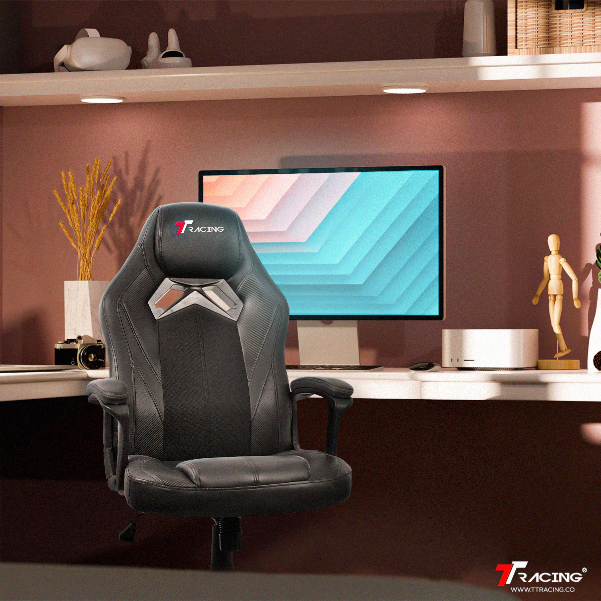TTRacing Duo V3 Gaming Chair (Red) - Image 2