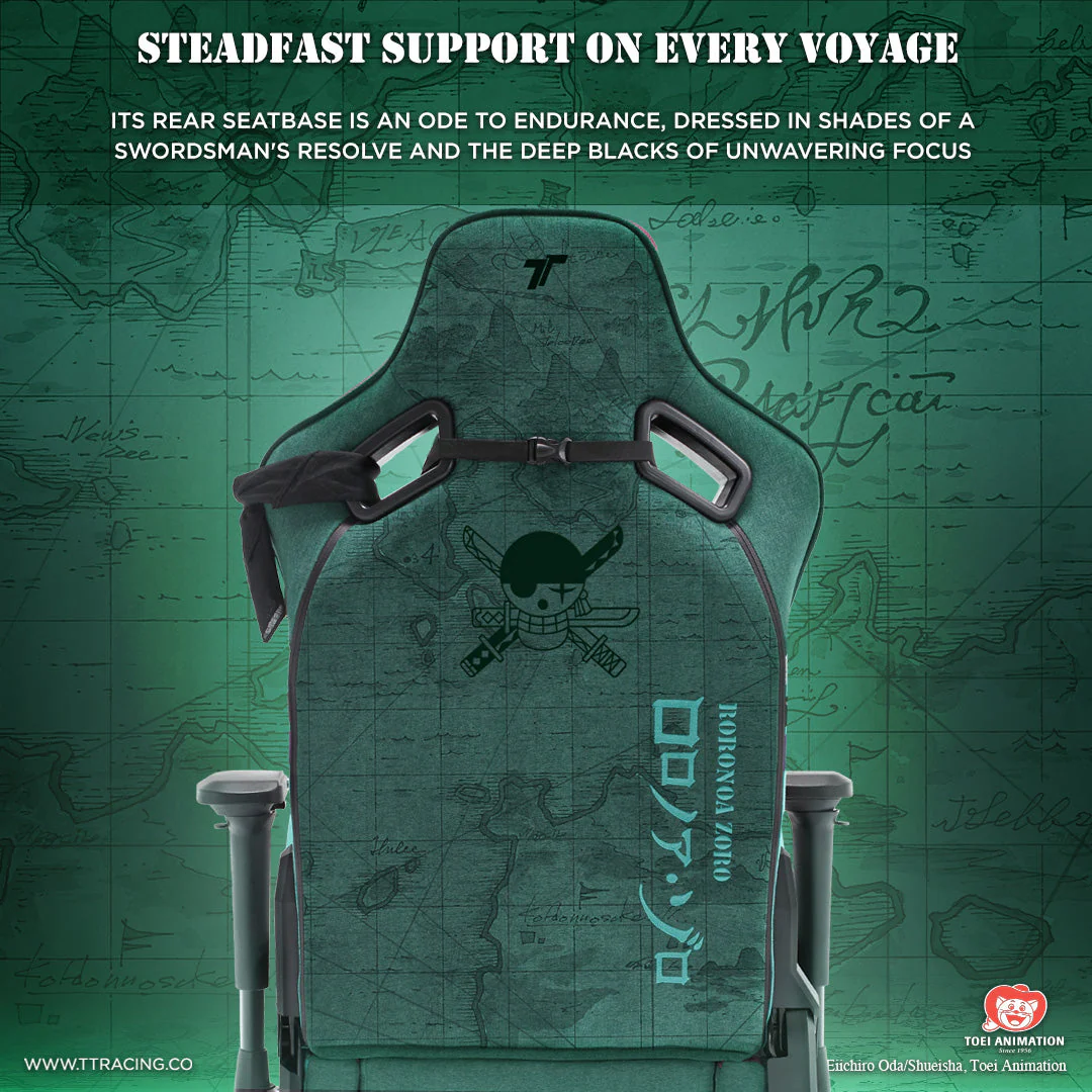 TTRacing Surge X Air Threads Fabric Gaming Chair - Zoro Edition - Image 5