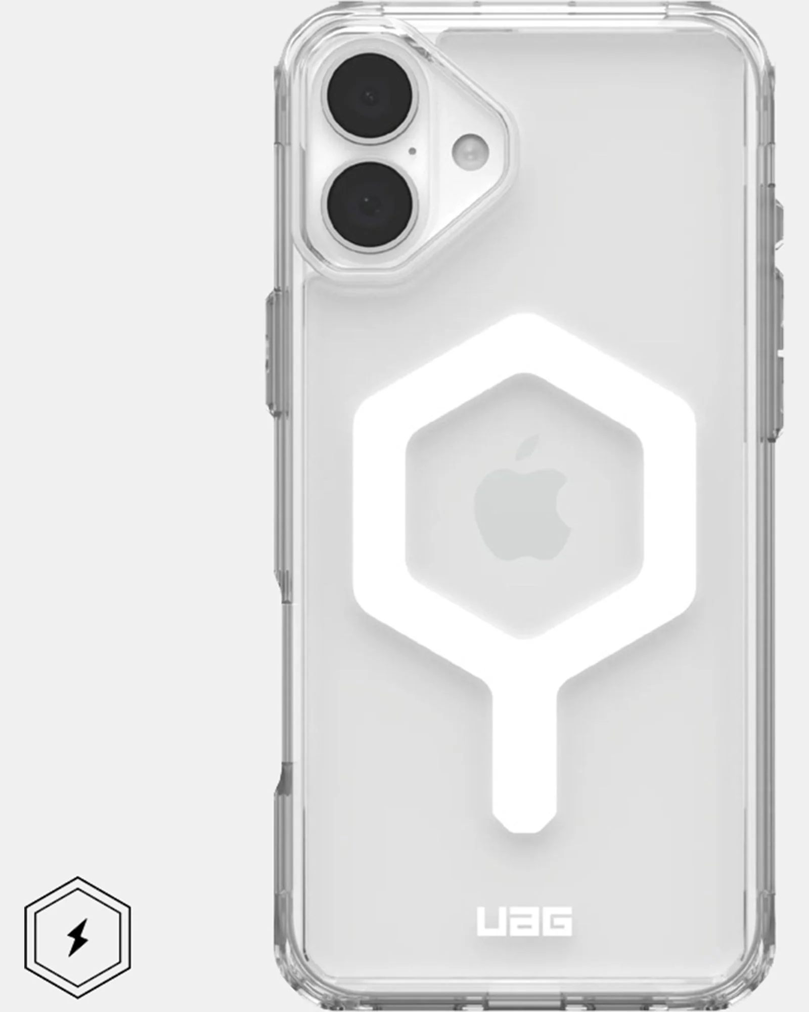 UAG Plyo Magsafe Compatible Phone Case for iPhone 16 Plus (Ice/White) - Image 2