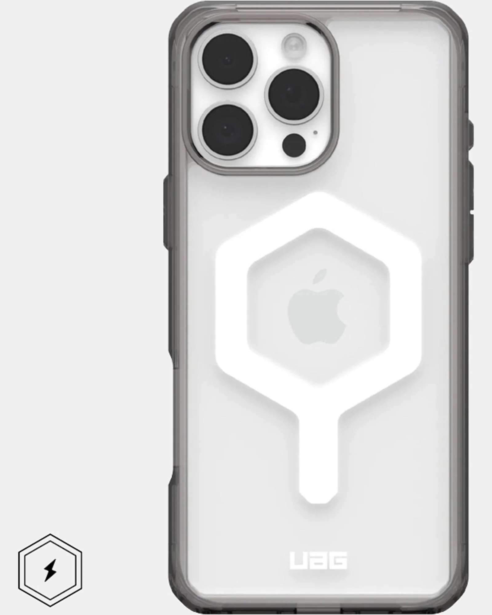 UAG Plyo Magsafe Compatible Phone Case for iPhone 16 Pro Max (Ice/White) - Image 2