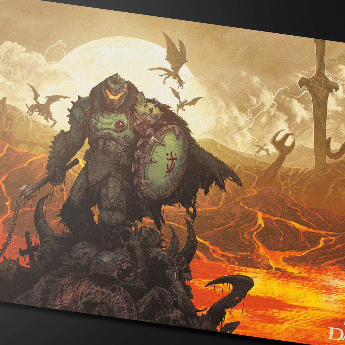 Ultra Pro: UP16619 DOOM Extended Playmat 2 for Bethesda Doom - Image 2