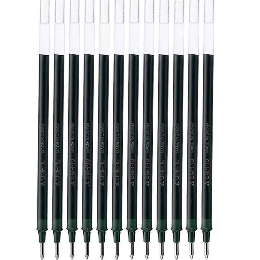 Uni-Ball UMR10 Signo Gel Ink Pen Refill 1.0mm (Black) [12 Packs]