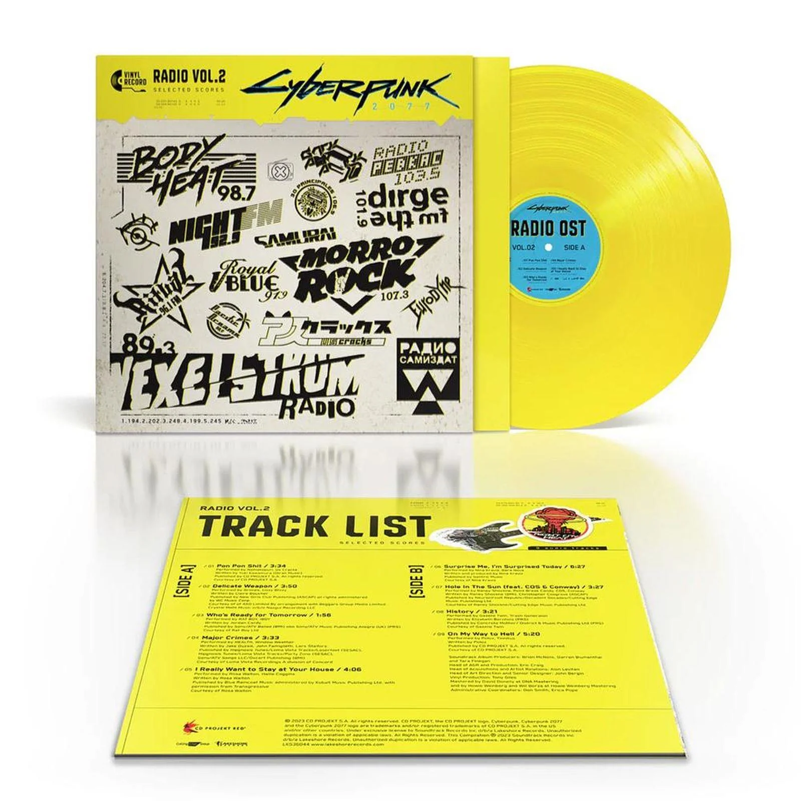 Cyberpunk 2077 Radio Vol. 2 (Limited Opaque Yellow Coloured Vinyl)